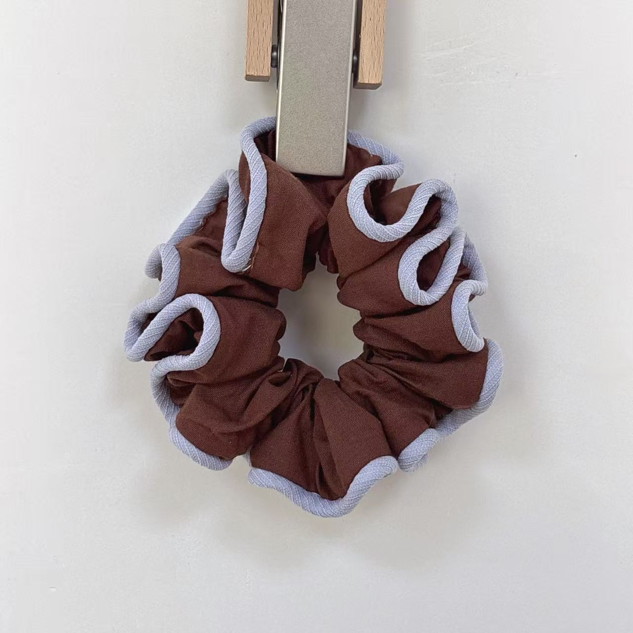 Women's Versatile Cotton Hair Scrunchies Ditsy Floral & Solid Color