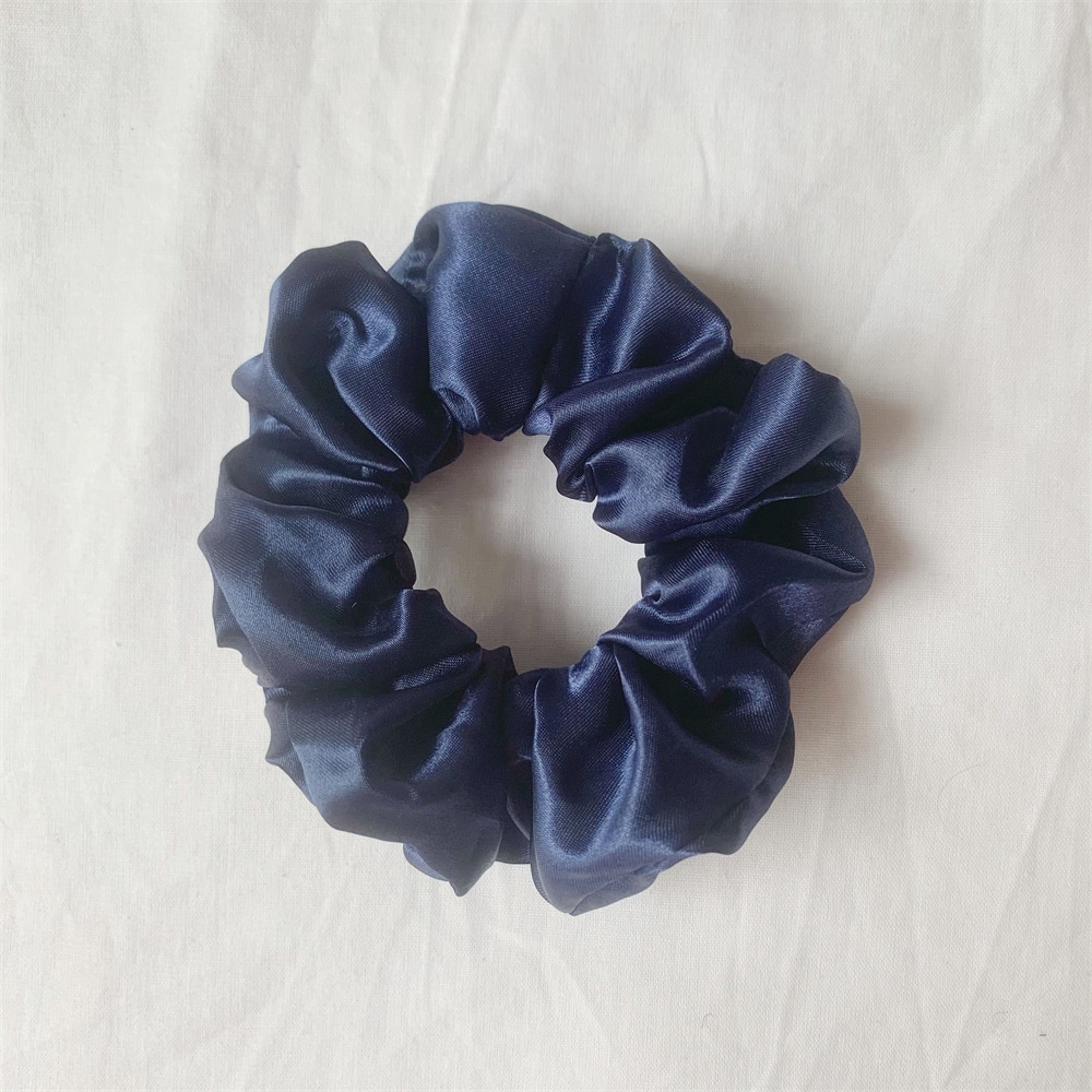Women's Simple Handmade Cloth Hair Tie Spring Daily Solid Color