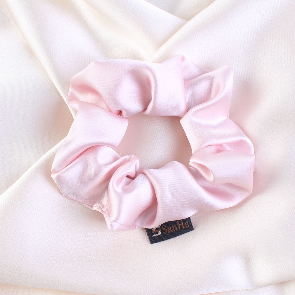 Women's Casual Daily Smooth Satin Scrunchie Hair Tie Solid Color