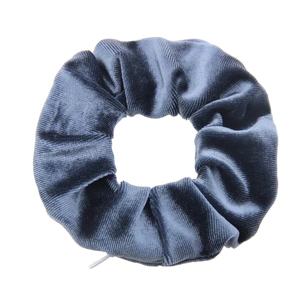 Women's Soft Cloth Hair Tie Basic Solid Color Elastic for Daily Wear