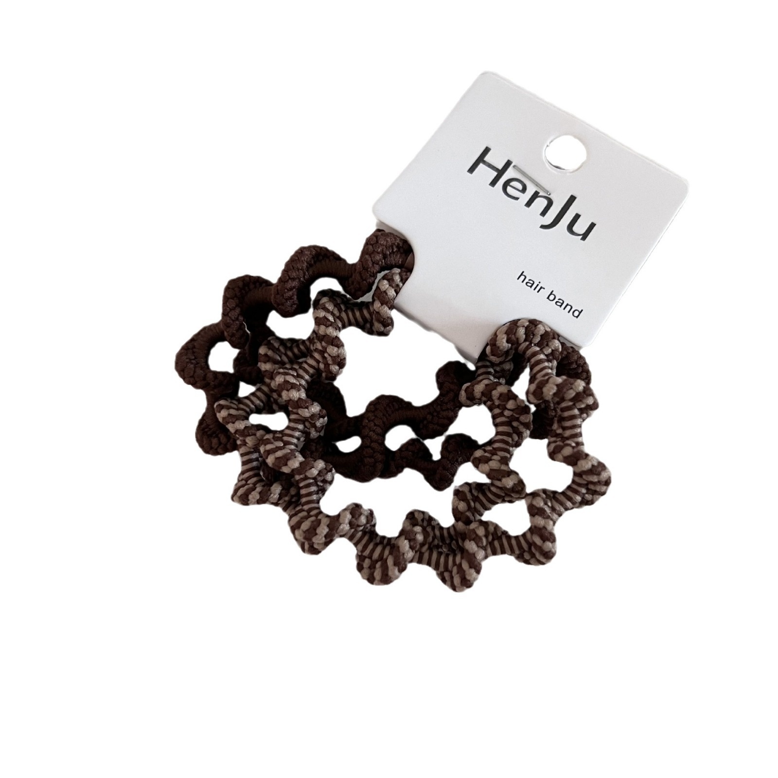 Women's Casual Polyester Hair Ties 4PCS Multi-functional Zebra Wave