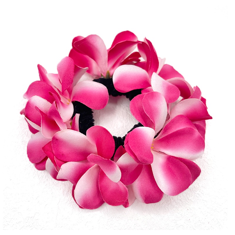 Women's Sweet Vacation Cloth Hair Tie in Elegant Floral Pattern