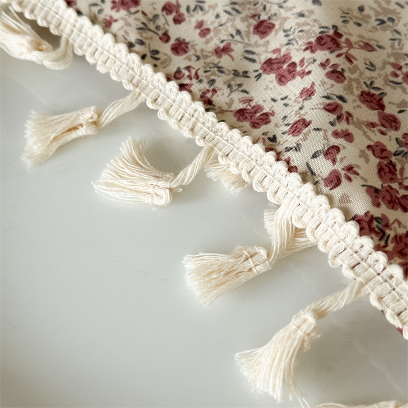 Women's Sweet Ditsy Floral Lace Scarf Hair Tie Cloth Accessory for Spring