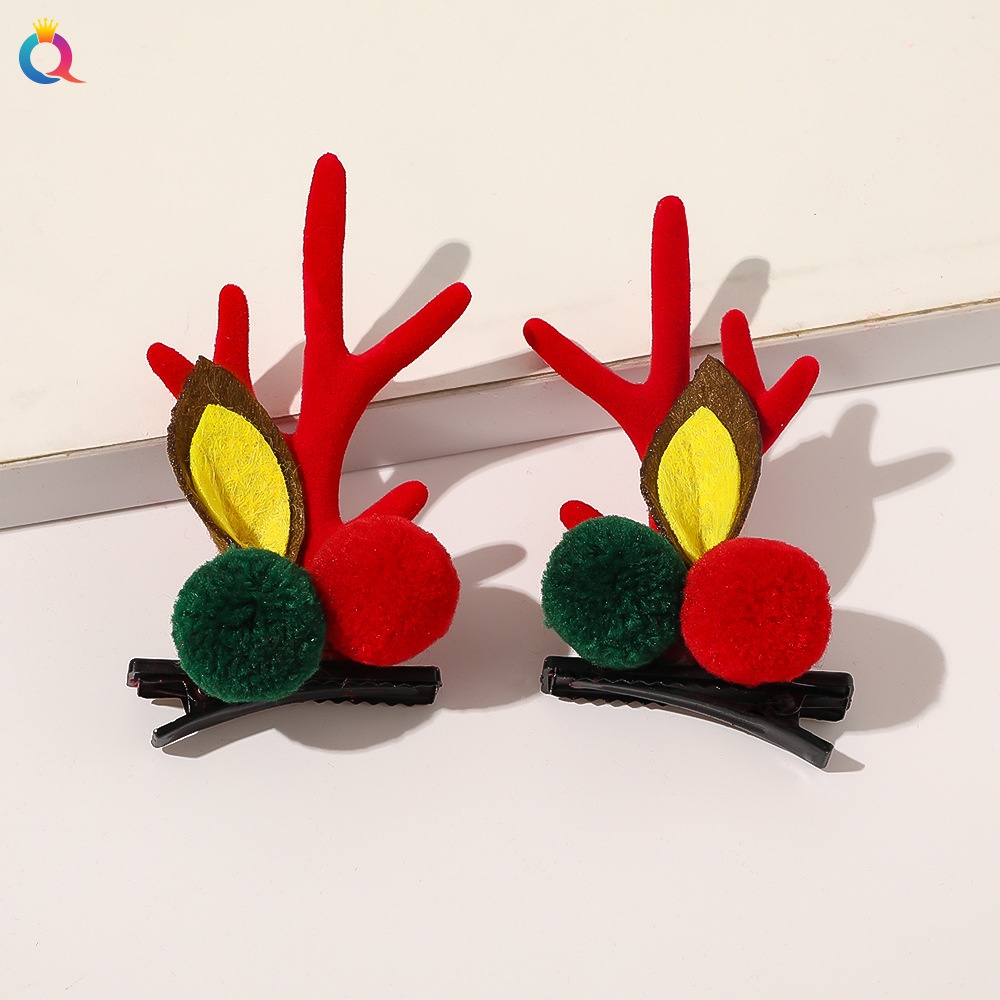 Women's Handmade Cloth Hair Tie Letter Pattern Fashion Christmas Accessory