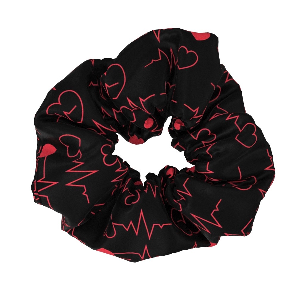 Women's Nurse Themed Cloth Headband Medical Hair Tie Heart Multi-Color