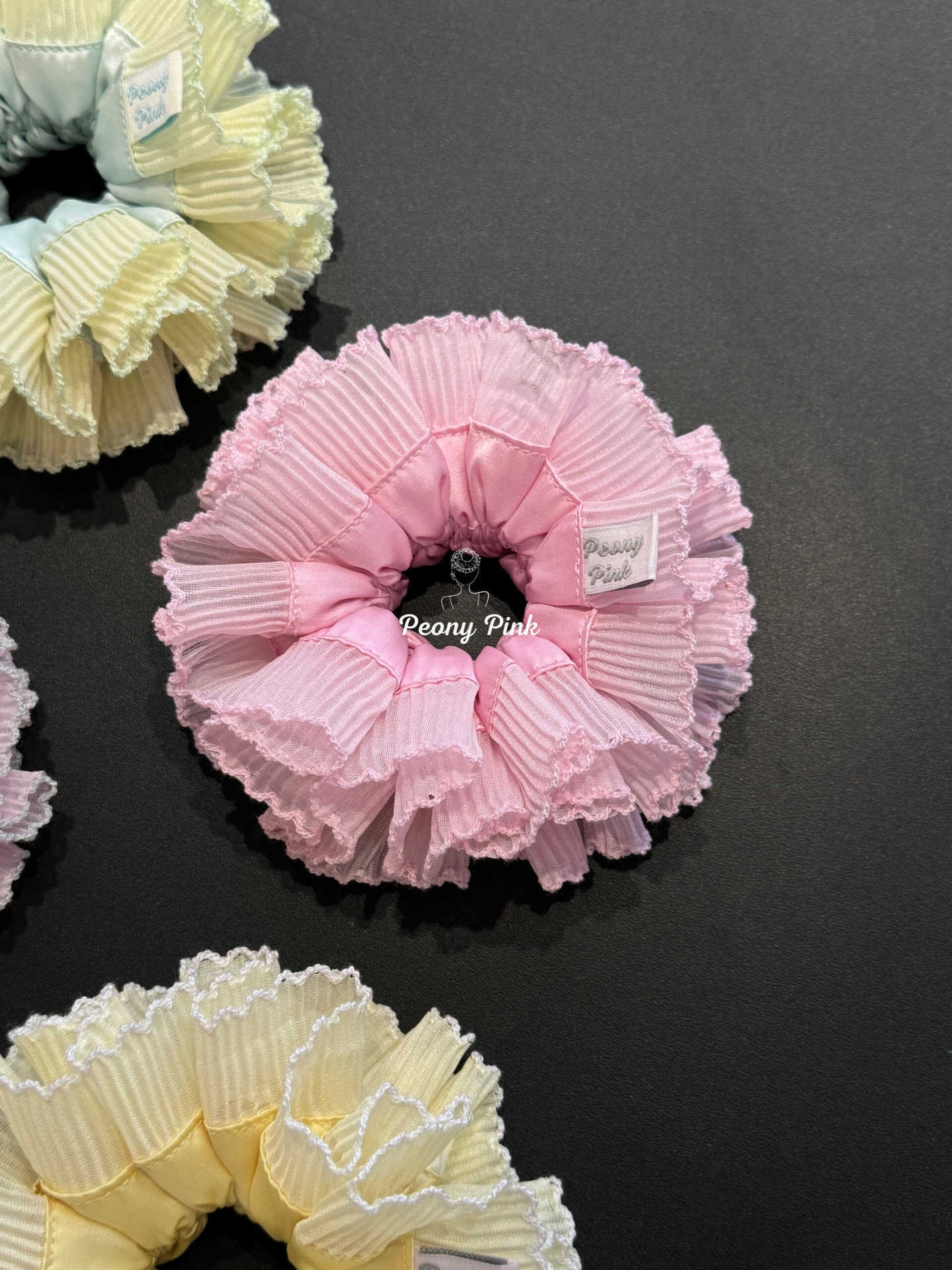 Women's Elegant Elastic Daily Hair Tie Ponytail Holder Color Block