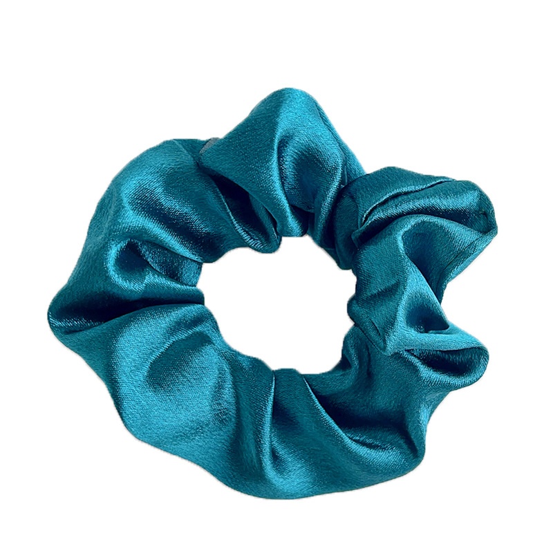 Women's Daily Retro Satin Rib-Knit Hair Scrunchie Solid Color