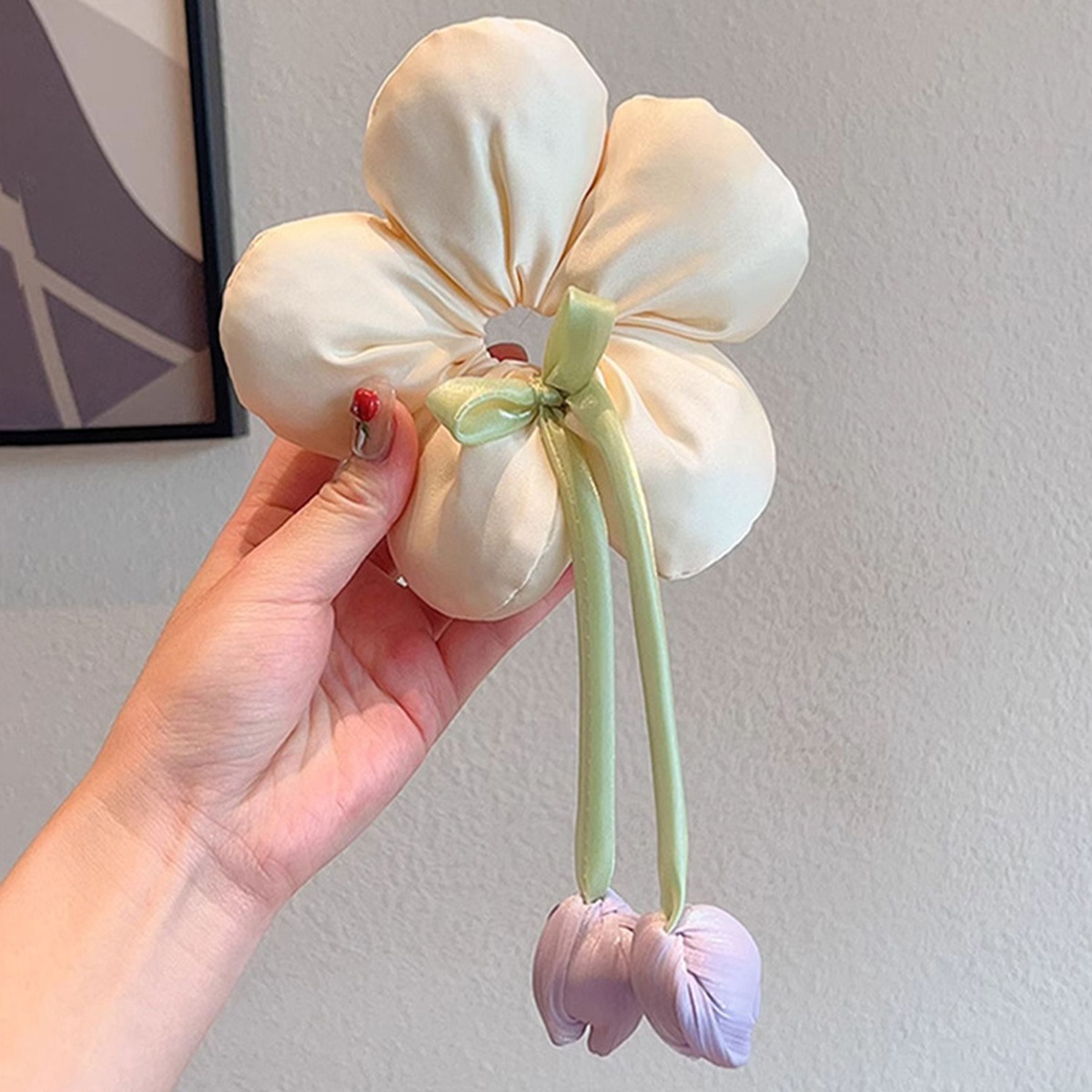 Women's Fabric Hair Tie Bohemian Floral Scrunchie Outdoor Wear