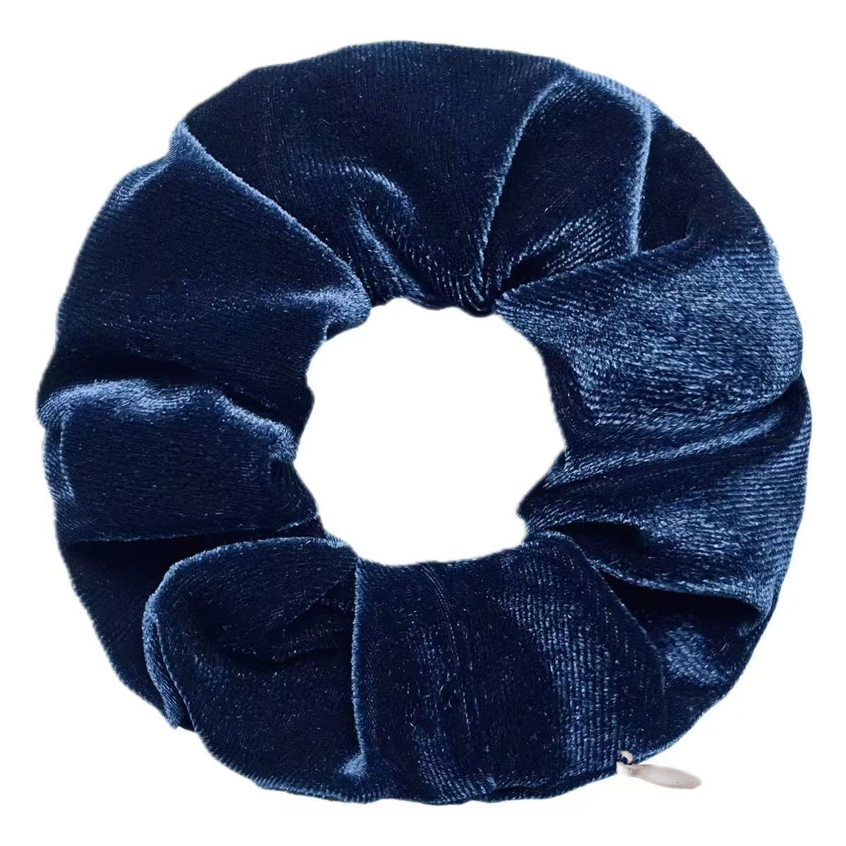 Women's Soft Cloth Hair Tie Basic Solid Color Elastic for Daily Wear