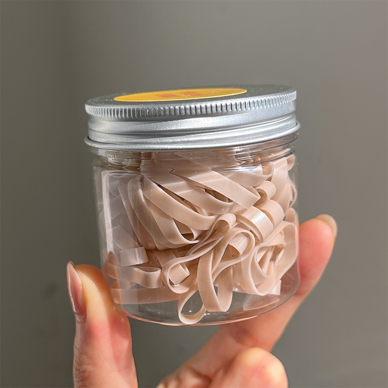 Girls High Elastic Thickened Canned Hair Ties Colorful Rubber Bands