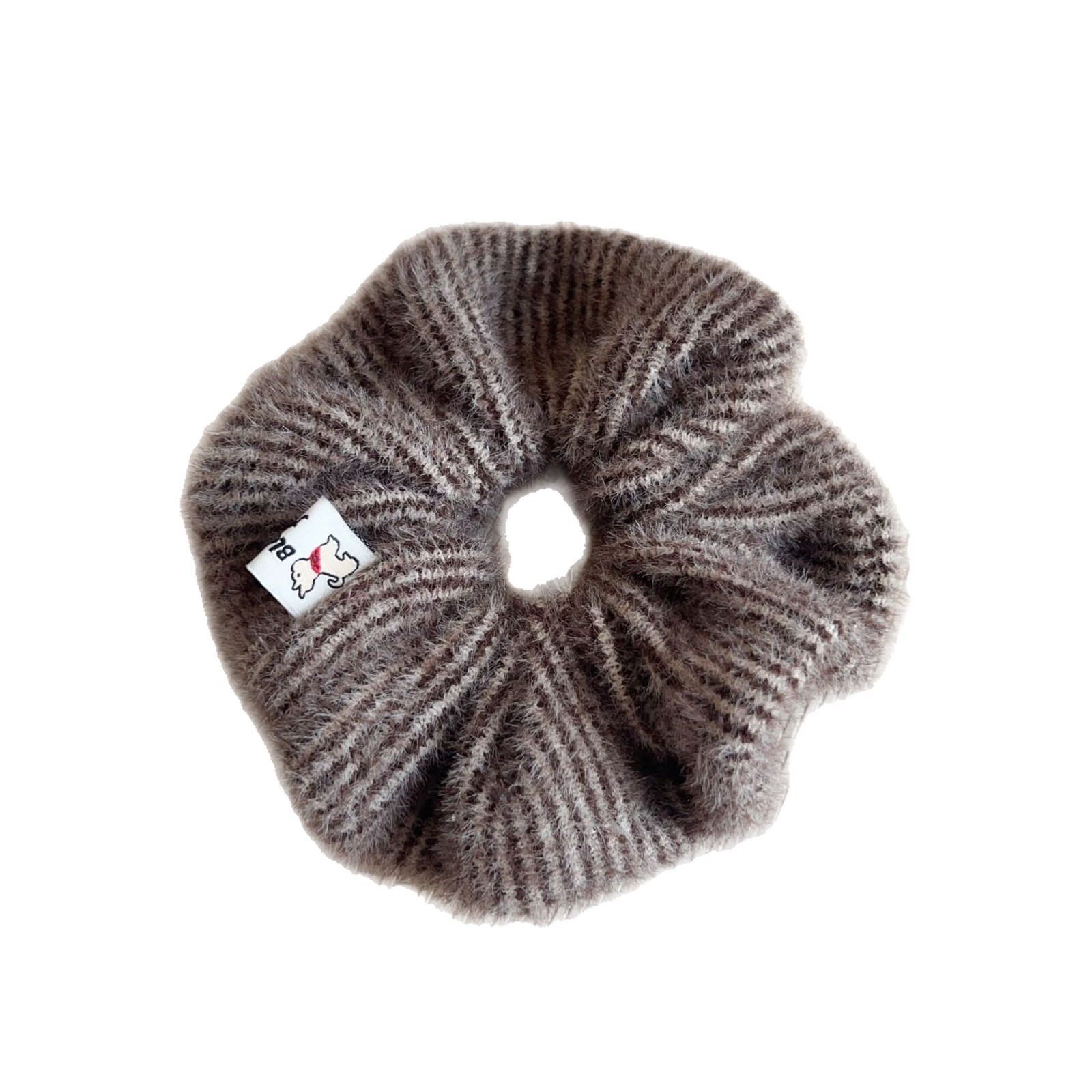 Women's Soft Knitted Yarn Hair Ties Cozy Winter Gentle Big Bow Hair Bands