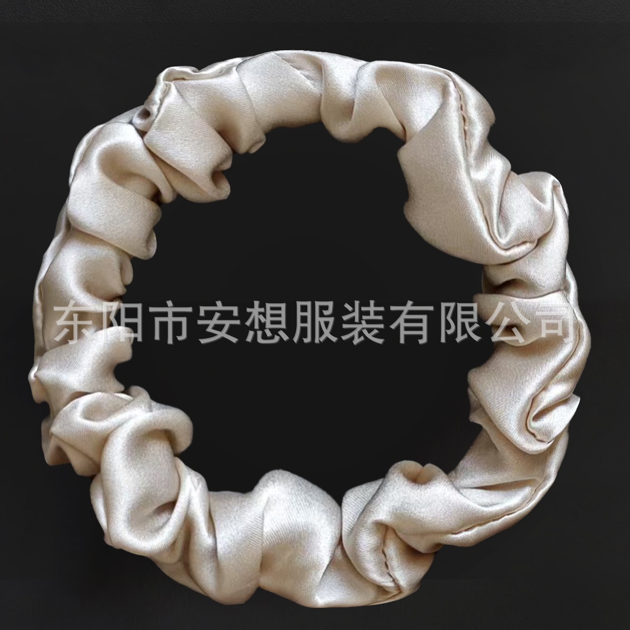 Women's Handmade Luxury 100% Silk Mini Hair Scrunchies Pure Color