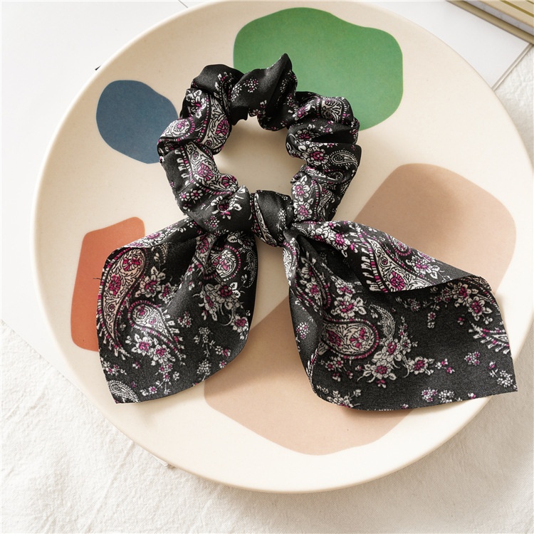Women's Elegant Casual Holiday Cloth Hair Tie Printed Pattern