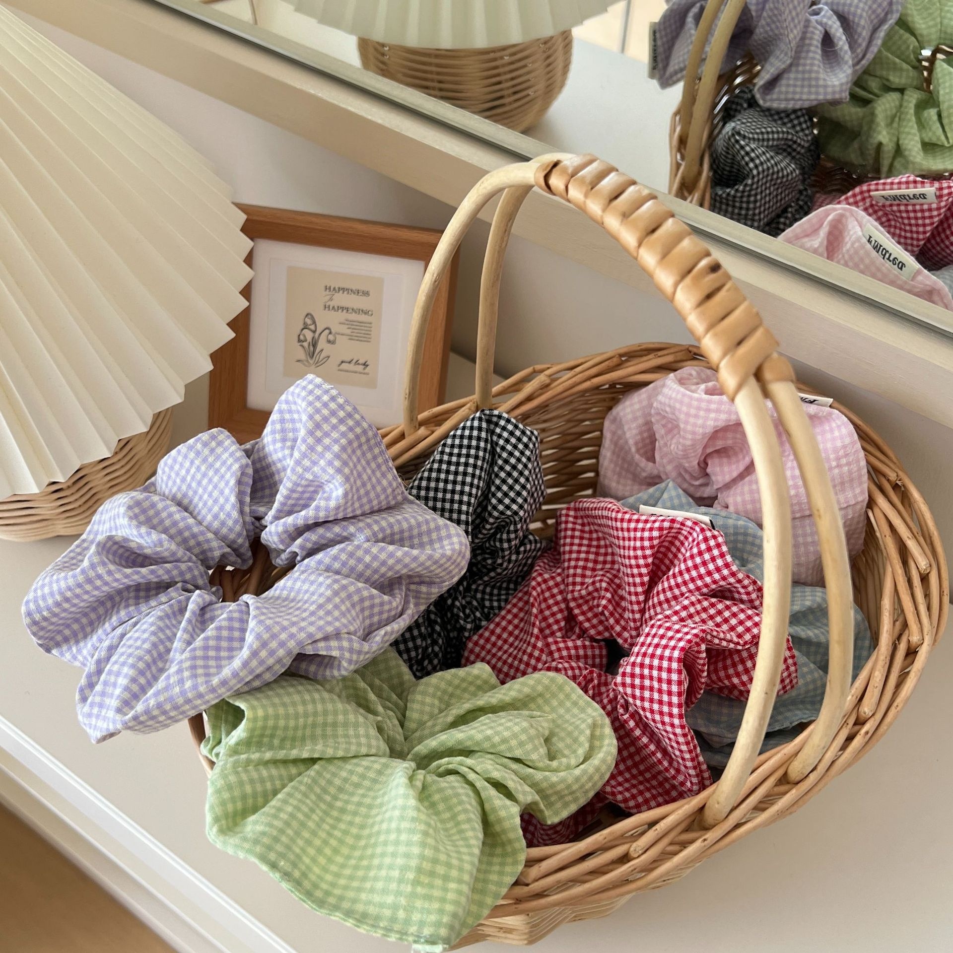 Women's Everyday Casual Cloth Hair Tie Accessory Classic Plaid