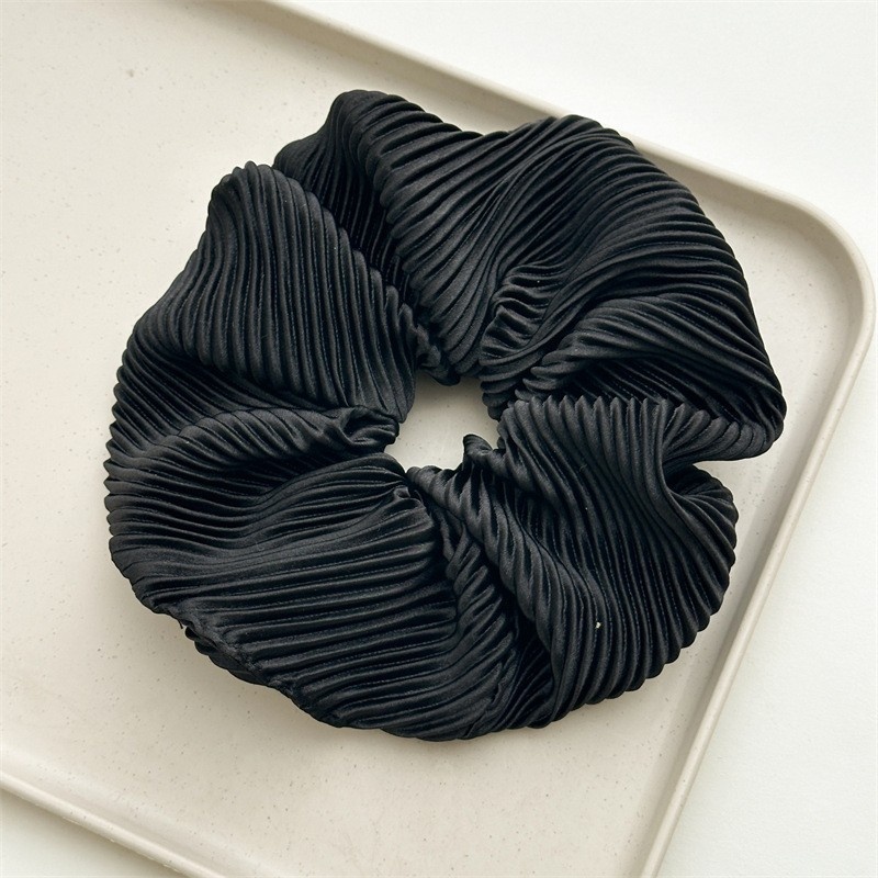 Plump High Elasticity Wrinkle Texture Scrunchie Hair Accessory Bun Hairstyle Design Polyester Fiber All-Season Universal For Women