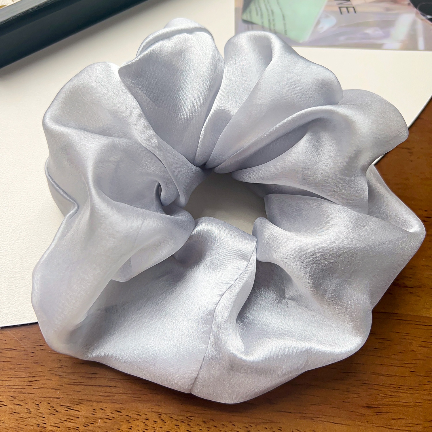 Women's Sweet All Season Cloth Hair Tie Scrunchie Solid Color