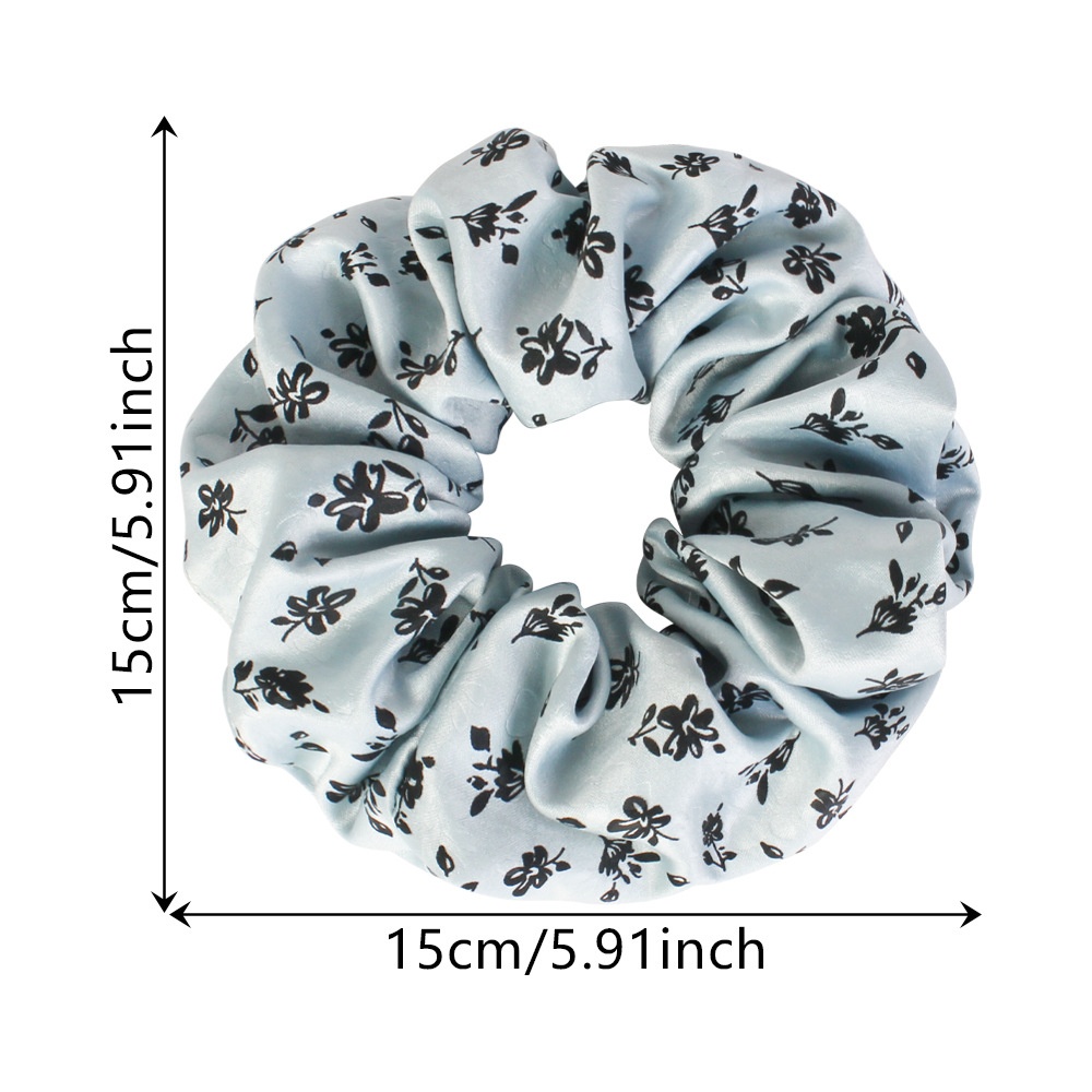 Women's Elegant Chinoiserie Polyester Hair Tie White Ditsy Floral
