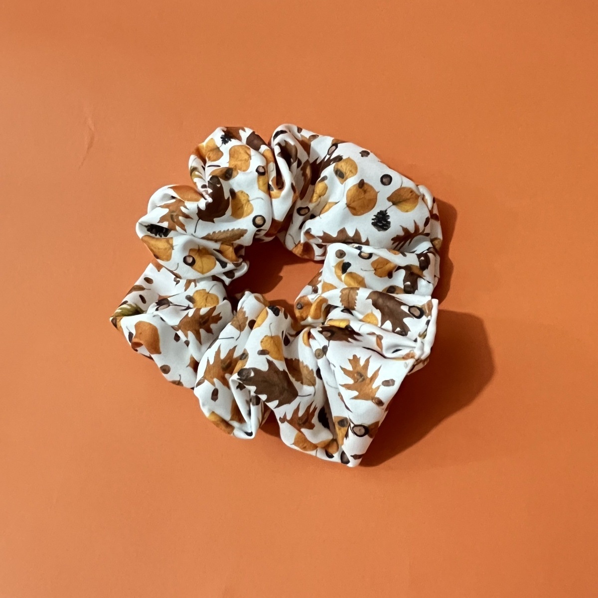 Women Versatile Fabric Hair Ties Assorted Turkey Pumpkin Patterns