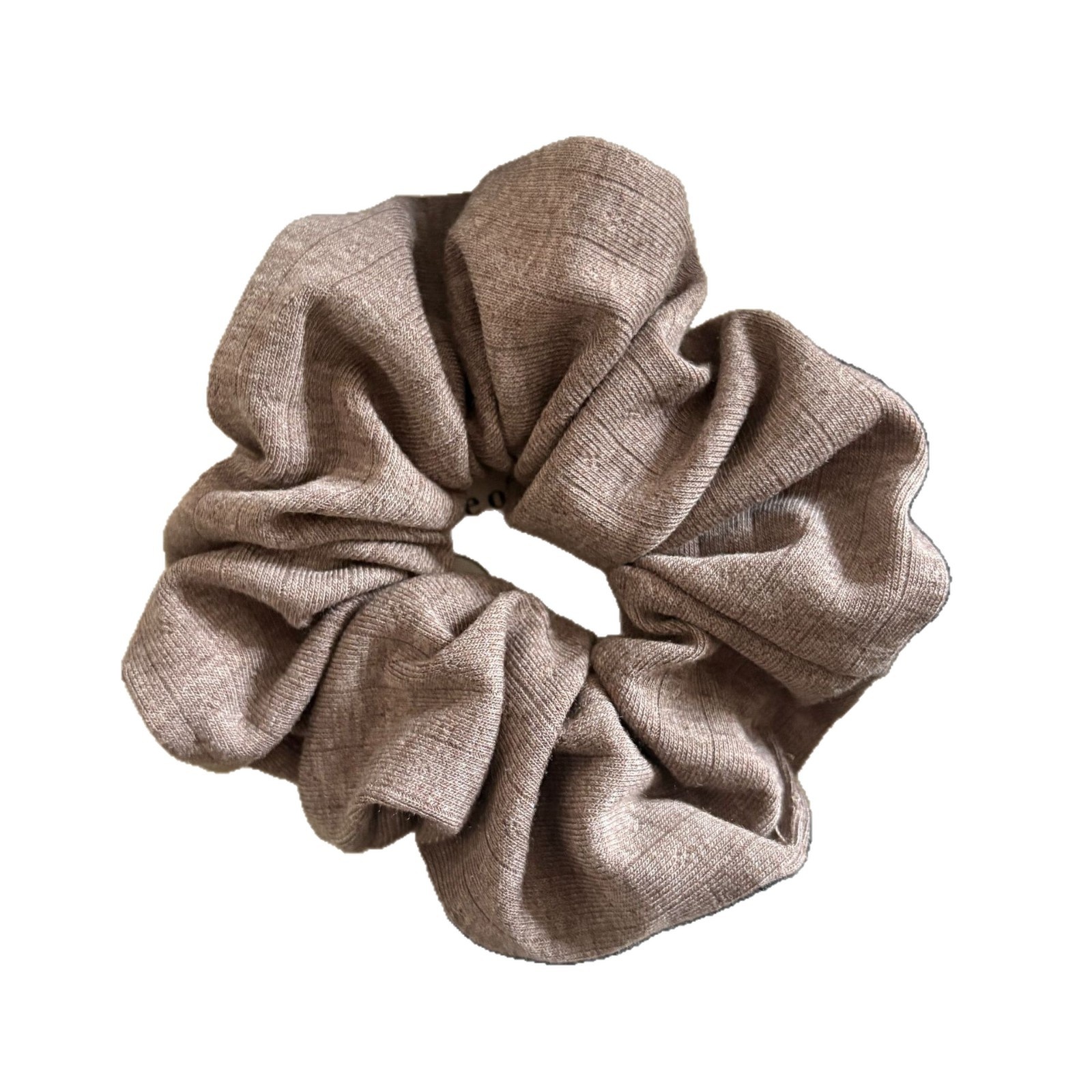 Women's Spring Everyday Soft Knit Hair Tie Scrunchie Solid Dark Grey