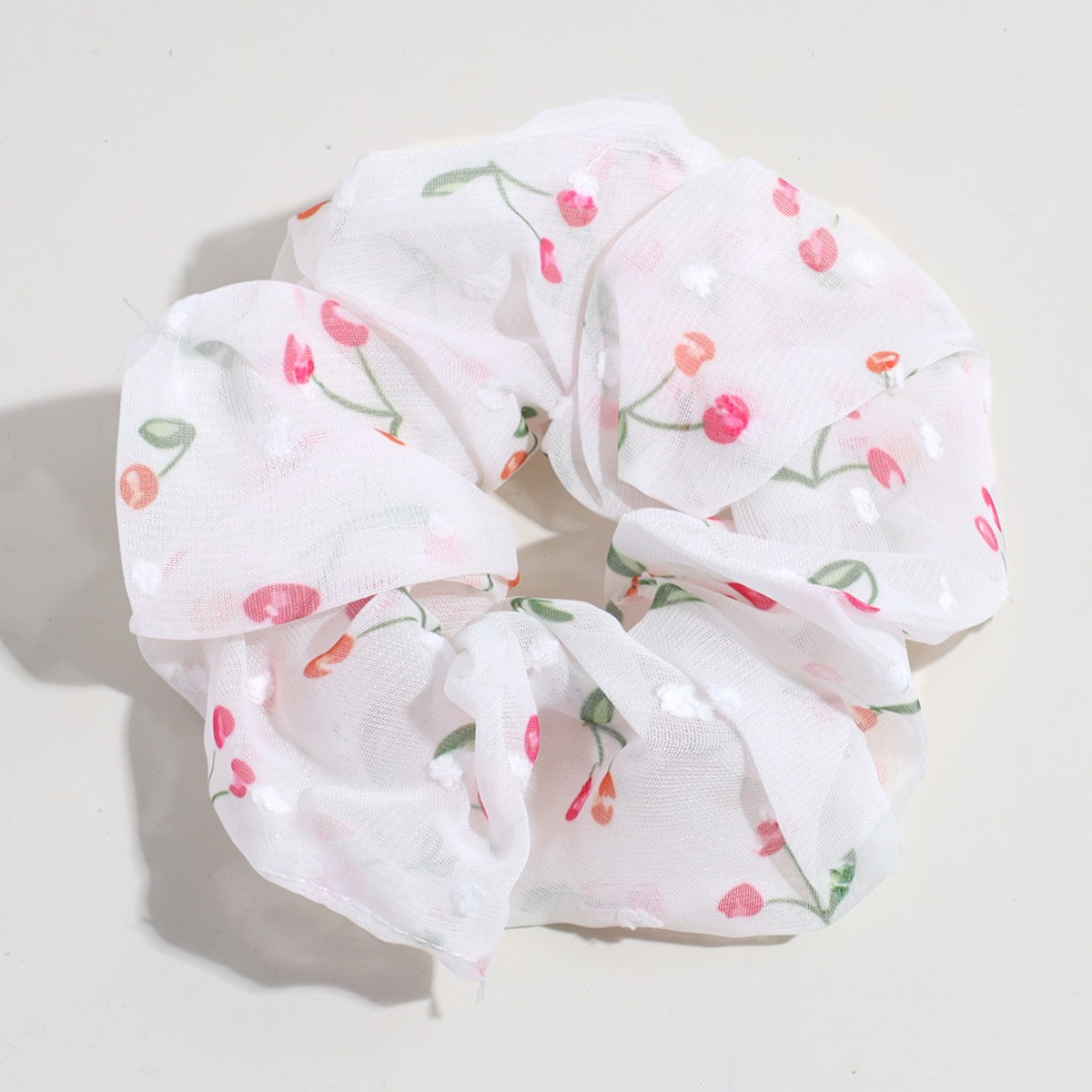 Women's Sweet Summer Cloth Hair Tie Scrunchie Multicolor Ditsy Floral