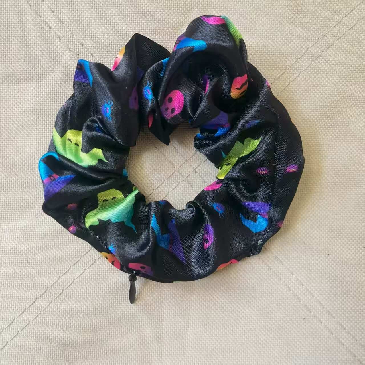 Women's Stylish Elastic Polyester Hair Bands Personalized Halloween Print