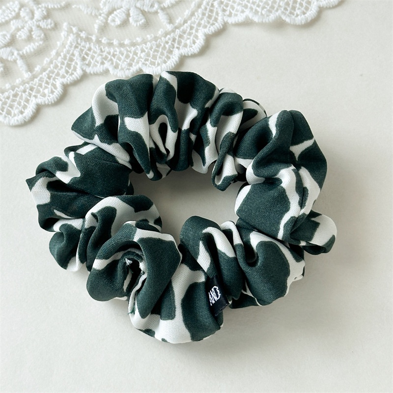 Women's Summer Elegant Cotton Elastic Bun Hair Band Fresh Floral