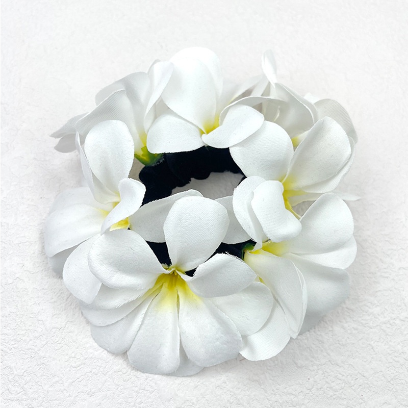 Women's Sweet Vacation Cloth Hair Tie in Elegant Floral Pattern