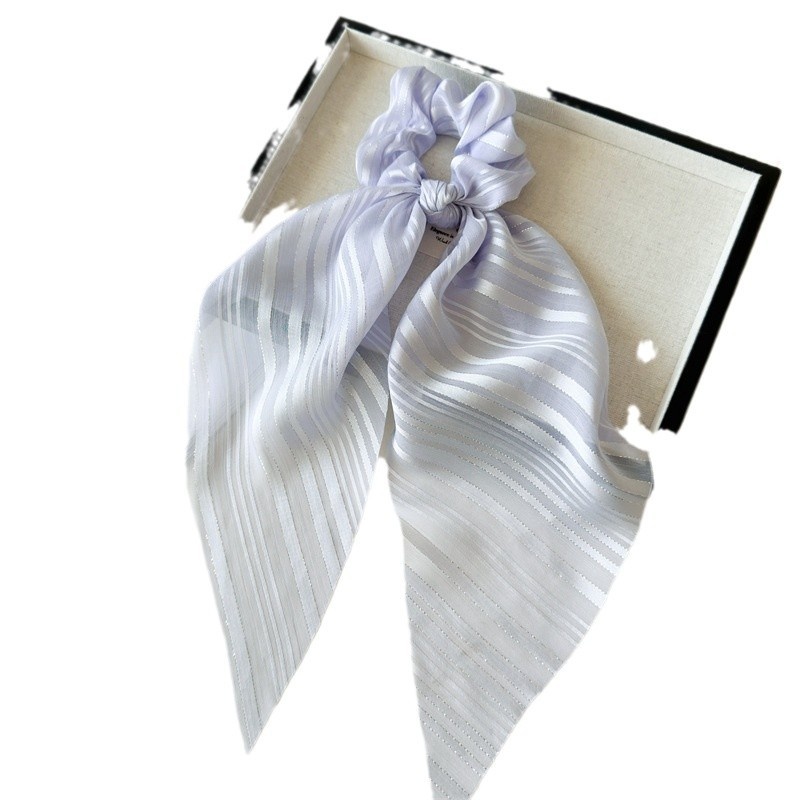 Women's Elegant Cloth Hair Tie for Holiday and Street Solid Color