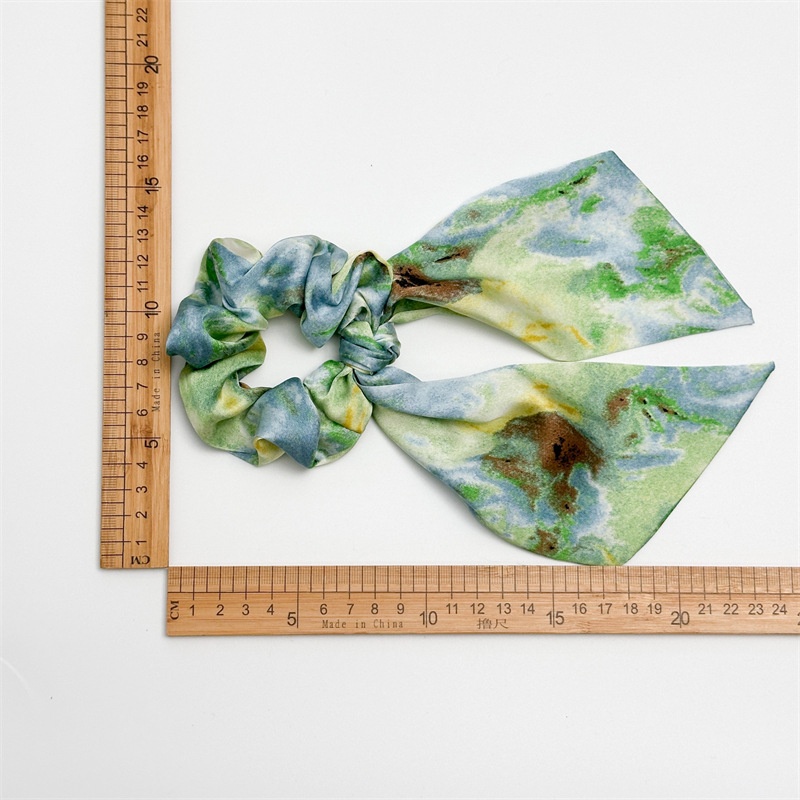Women's Elegant Casual Holiday Fabric Hair Tie Printed Pattern