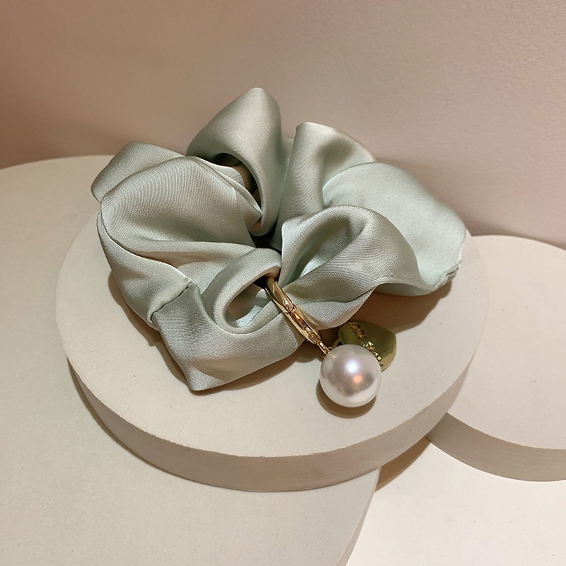 Women's Classic Daily Wear Cloth Hair Tie Scrunchie Solid Color