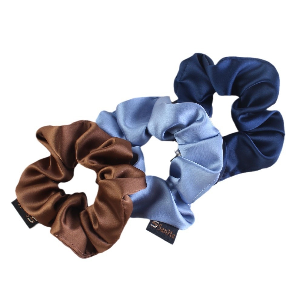 Women's Casual Daily Smooth Satin Scrunchie Hair Tie Solid Color