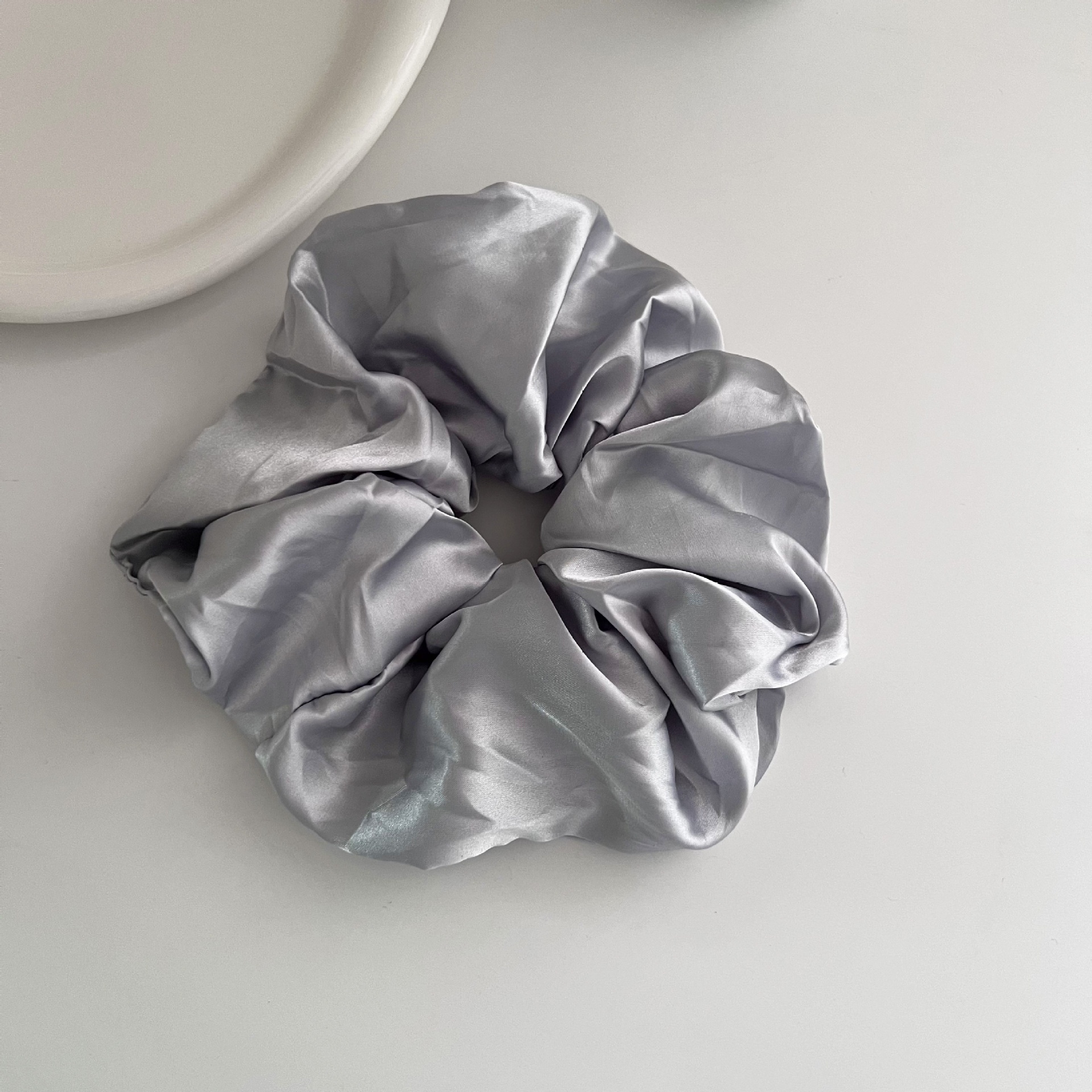 Women's Noble Satin 3D Flower Headband For Styling Champagne Rose