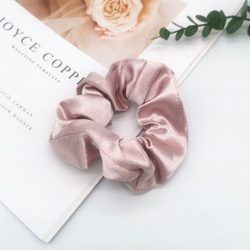 Women's Everyday Cloth Hair Tie Scrunchie Solid Color Patchwork