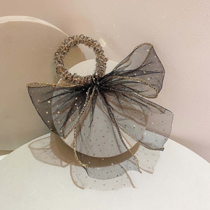 Women's Daily Holiday Gauze Hair Tie Scrunchie Sweet Bowknot