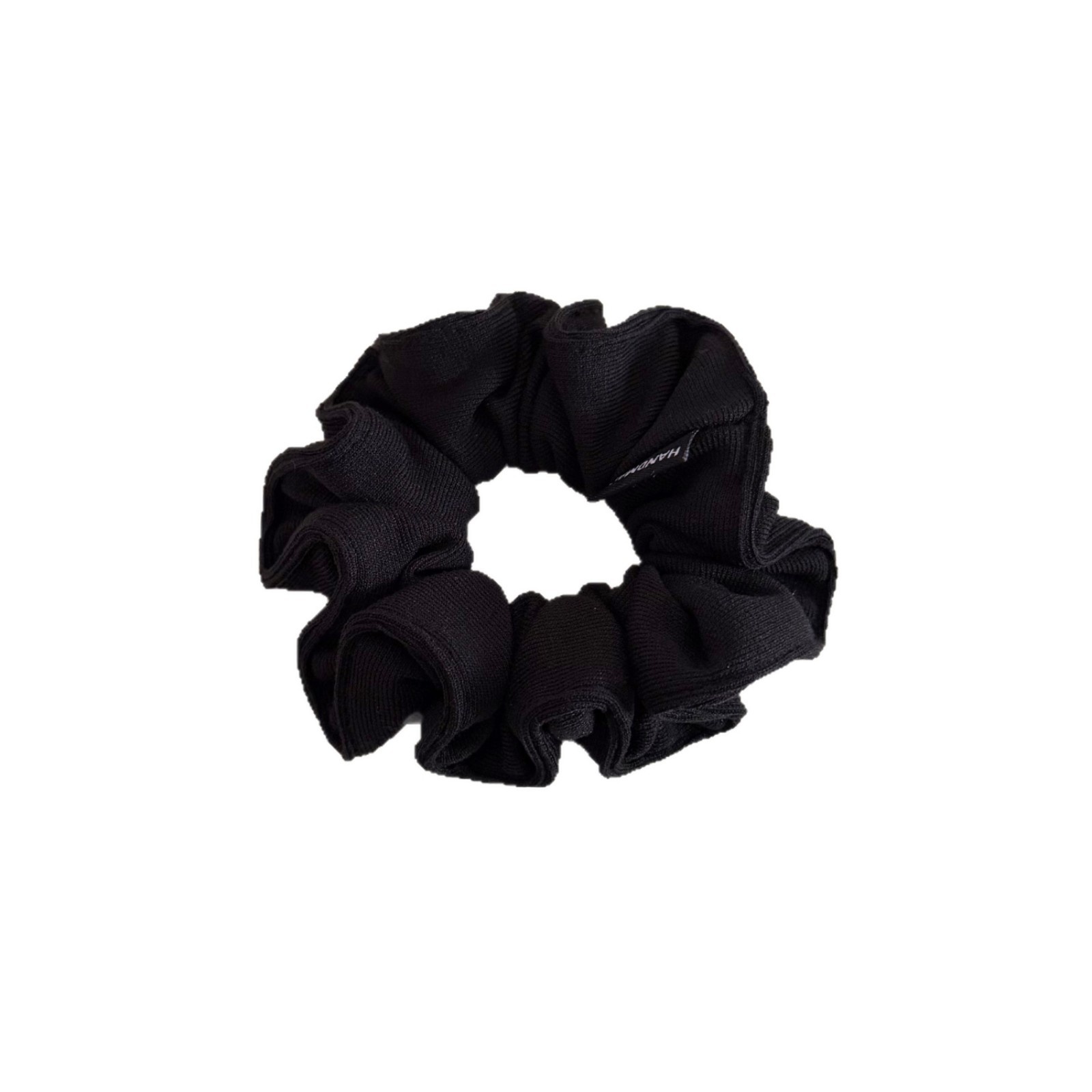 Women Soft Knitted Scrunchie Low Ponytail Hair Rope Solid Color