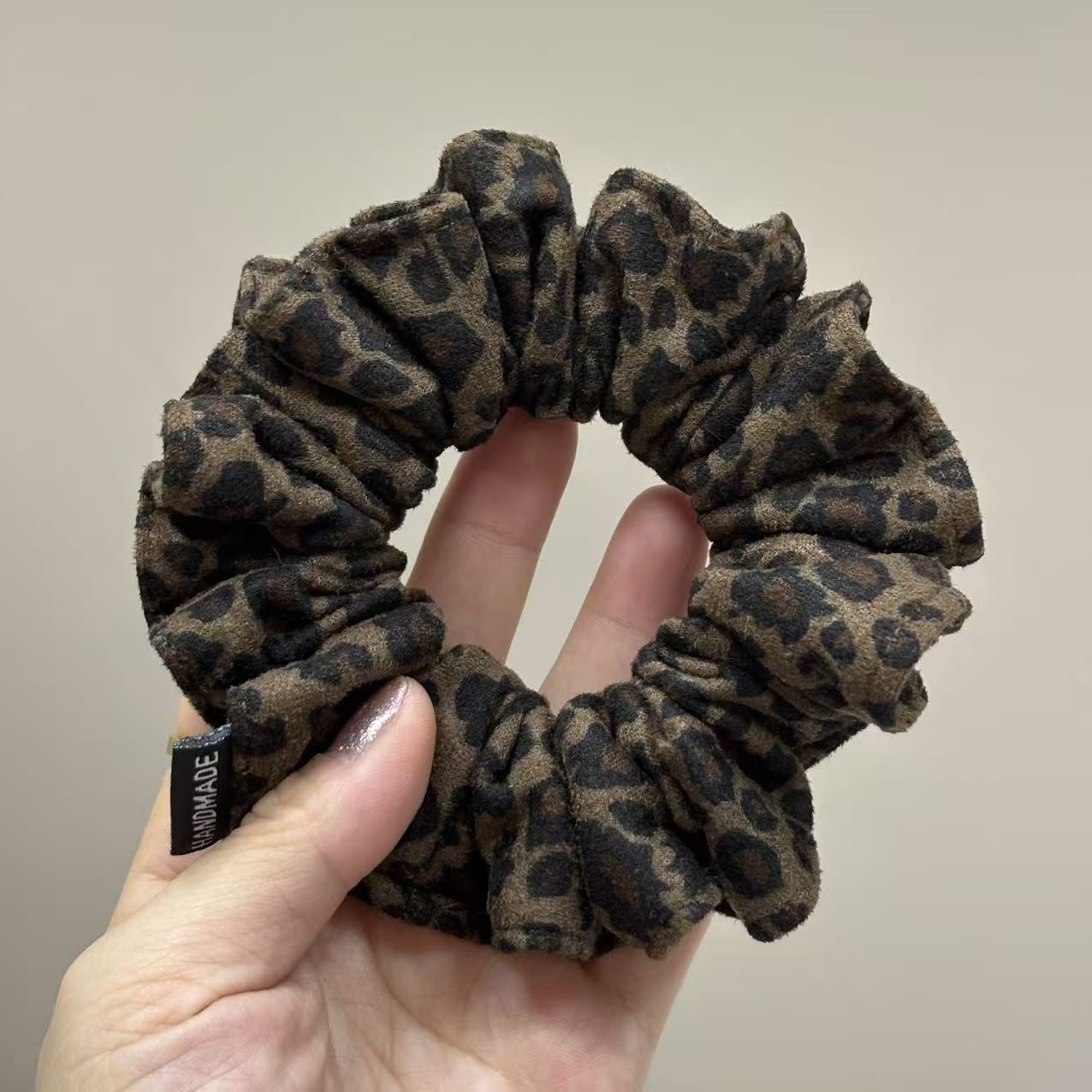 Women's Versatile Cotton Hair Scrunchies Ditsy Floral & Solid Color