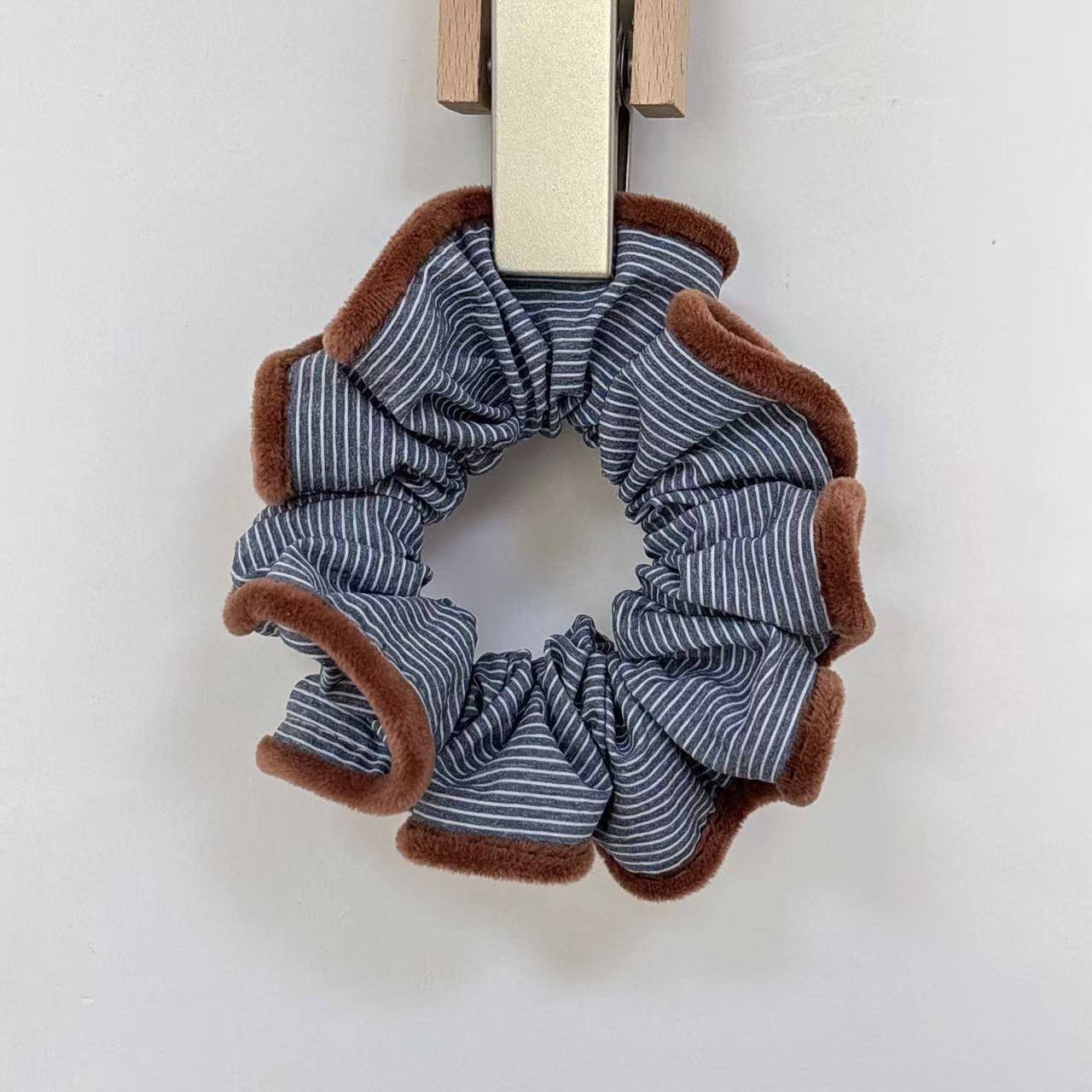 Women's Versatile Cotton Hair Scrunchies Ditsy Floral & Solid Color