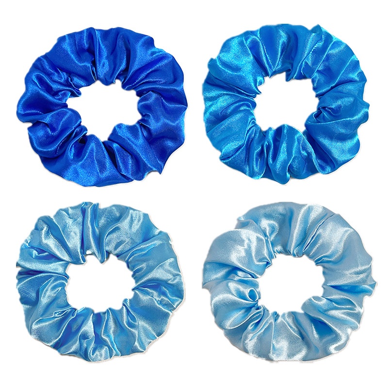 Women's Daily Fabric Hairband Hair Tie Accessory Solid Blue Series