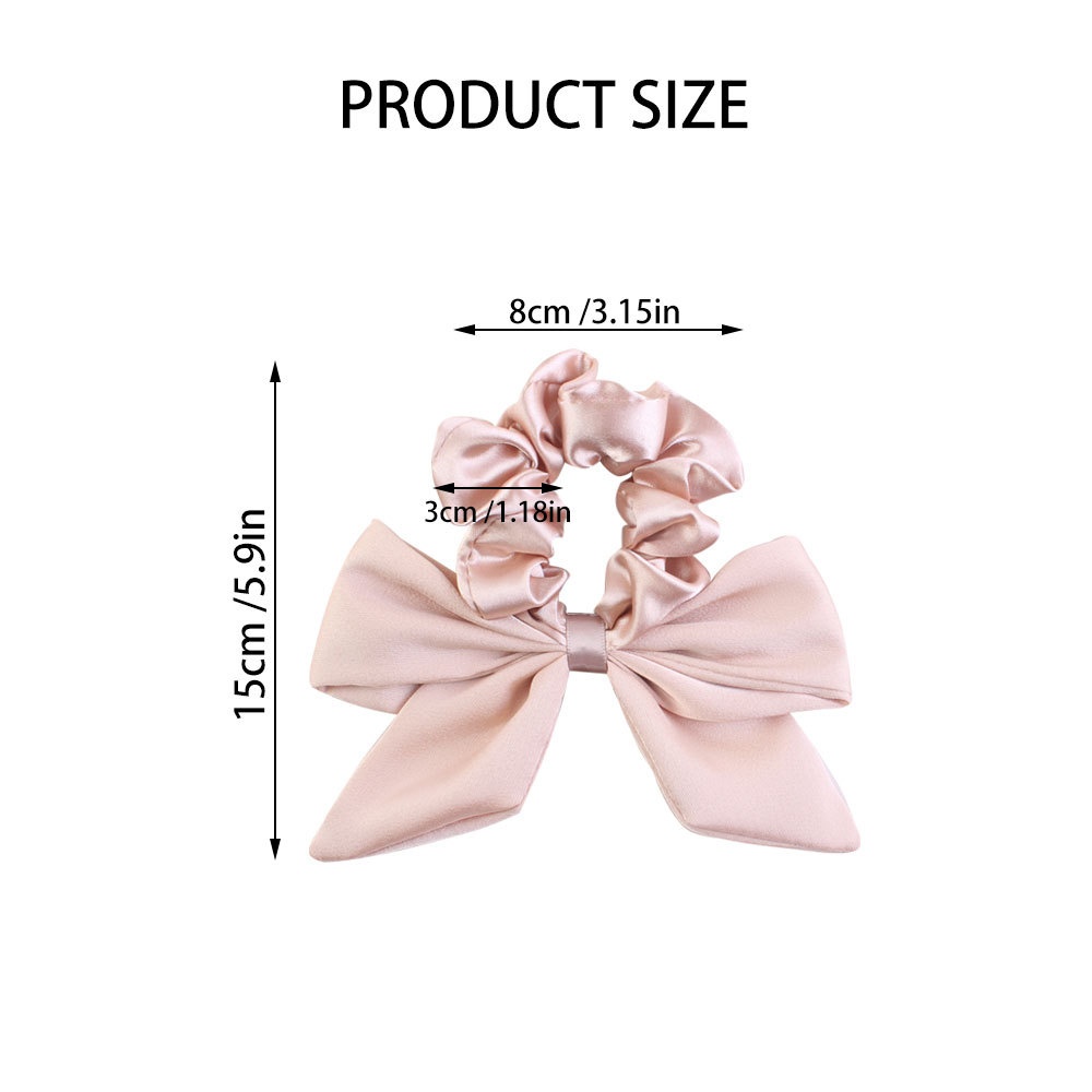 Women's Daily Casual Sweet Cloth Hair Tie Solid Color Bow Knot