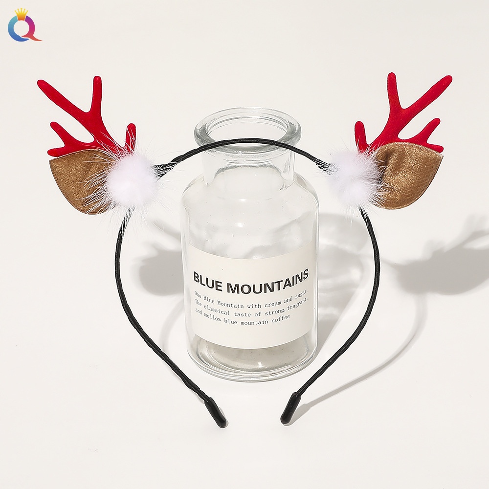 Women's Handmade Cloth Hair Tie Letter Pattern Fashion Christmas Accessory