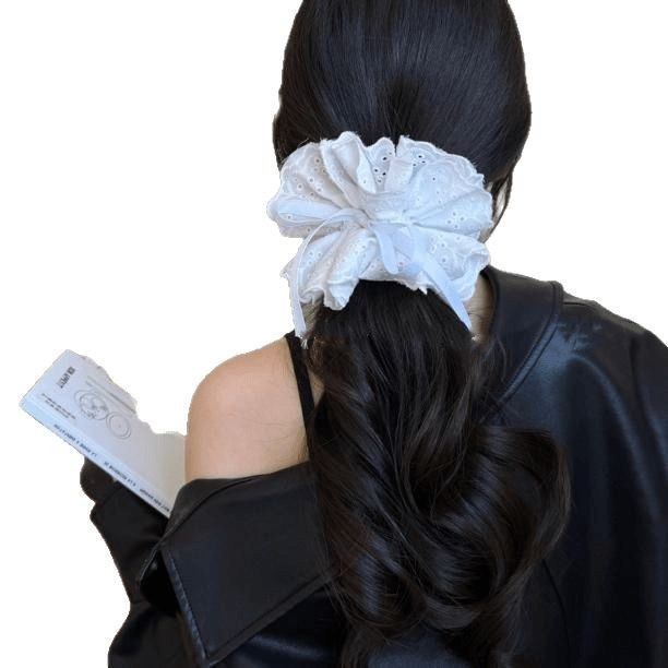 Women's Classic Daily Cloth Hair Tie Solid Color