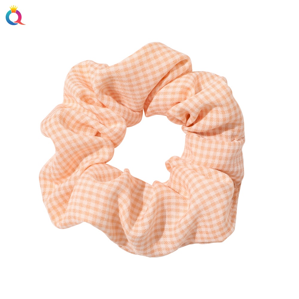 Women'S Daily Cloth Hair Tie Simple Plaid Fruit Flower Patterns