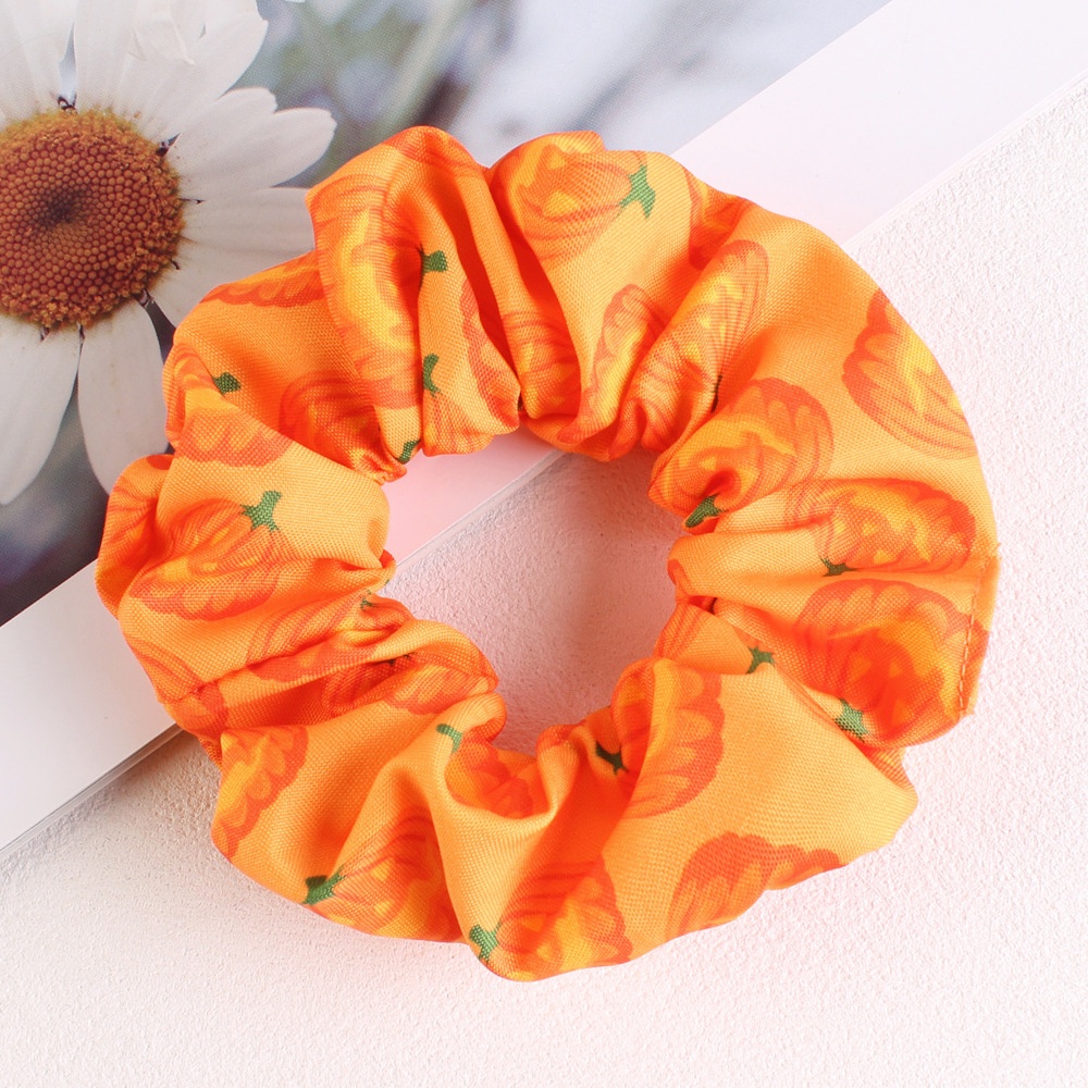 Women's Simple Halloween Elastic Cloth Hair Ties Festive Hair Bands