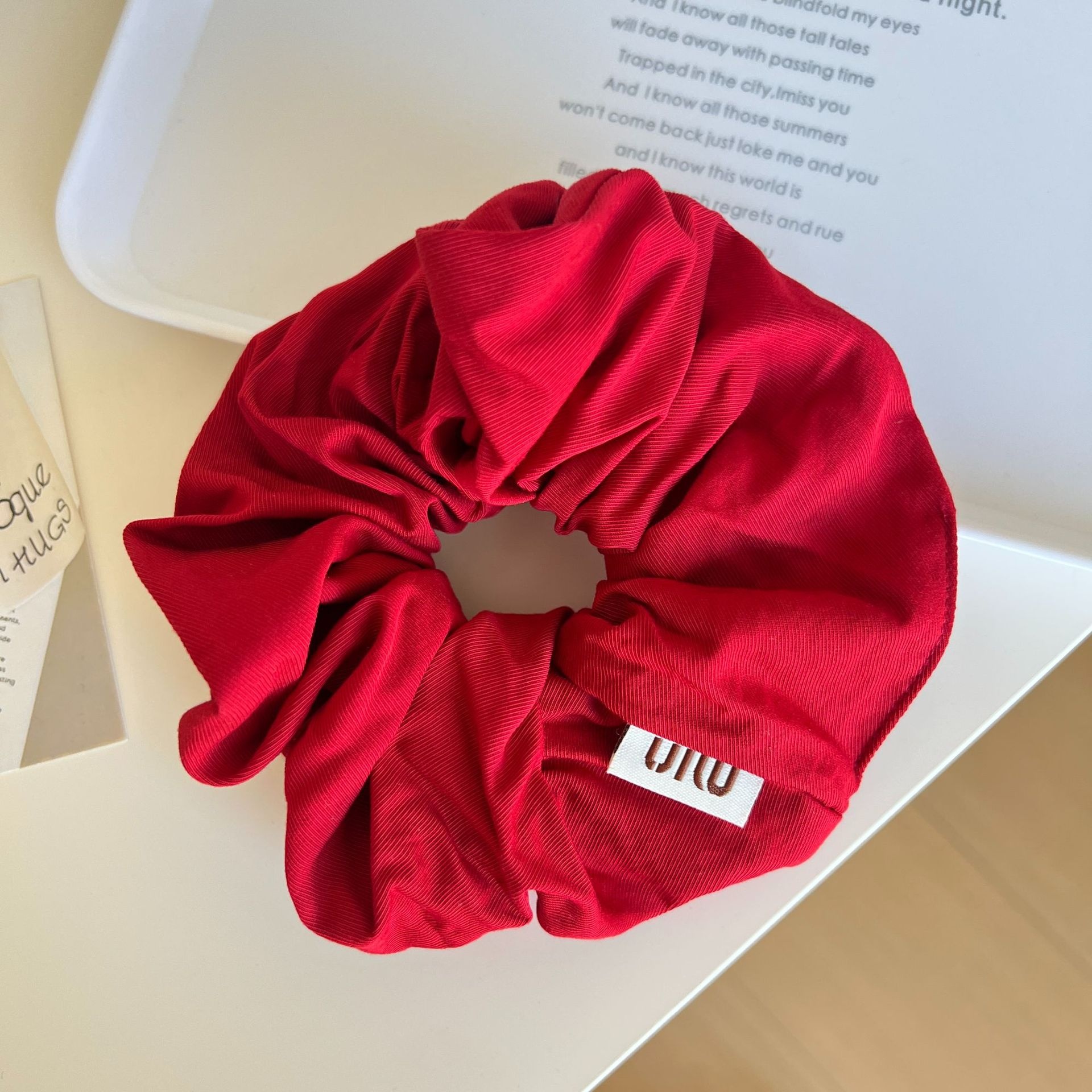 Women's Daily Commute Bowknot Cloth Hair Band Navy Blue Solid Color