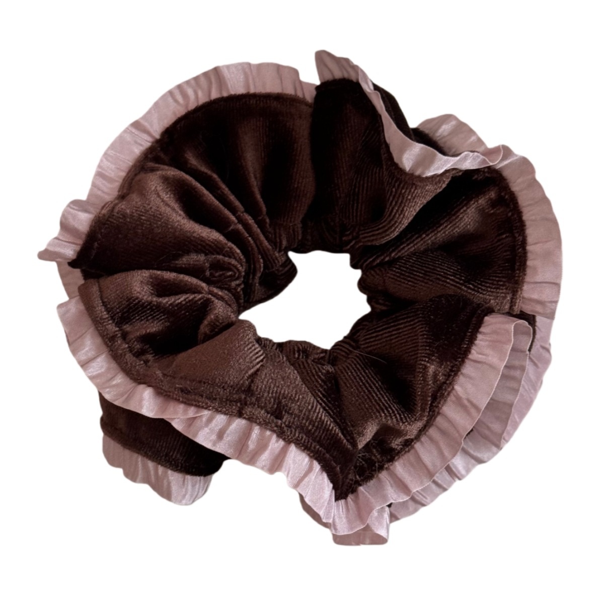 Women's Elegant Velvet Lace Hair Tie in Black for Autumn & Winter