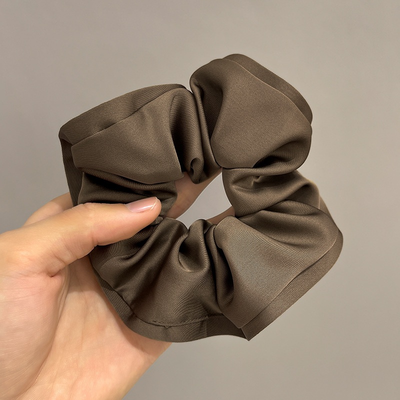 Women's Retro Street Style Satin Handmade Hair Tie Solid Color