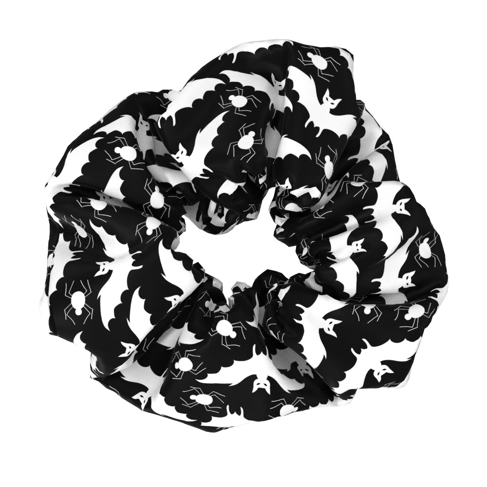 Women's Halloween Party Fabric Hair Scrunchies Printed Pattern
