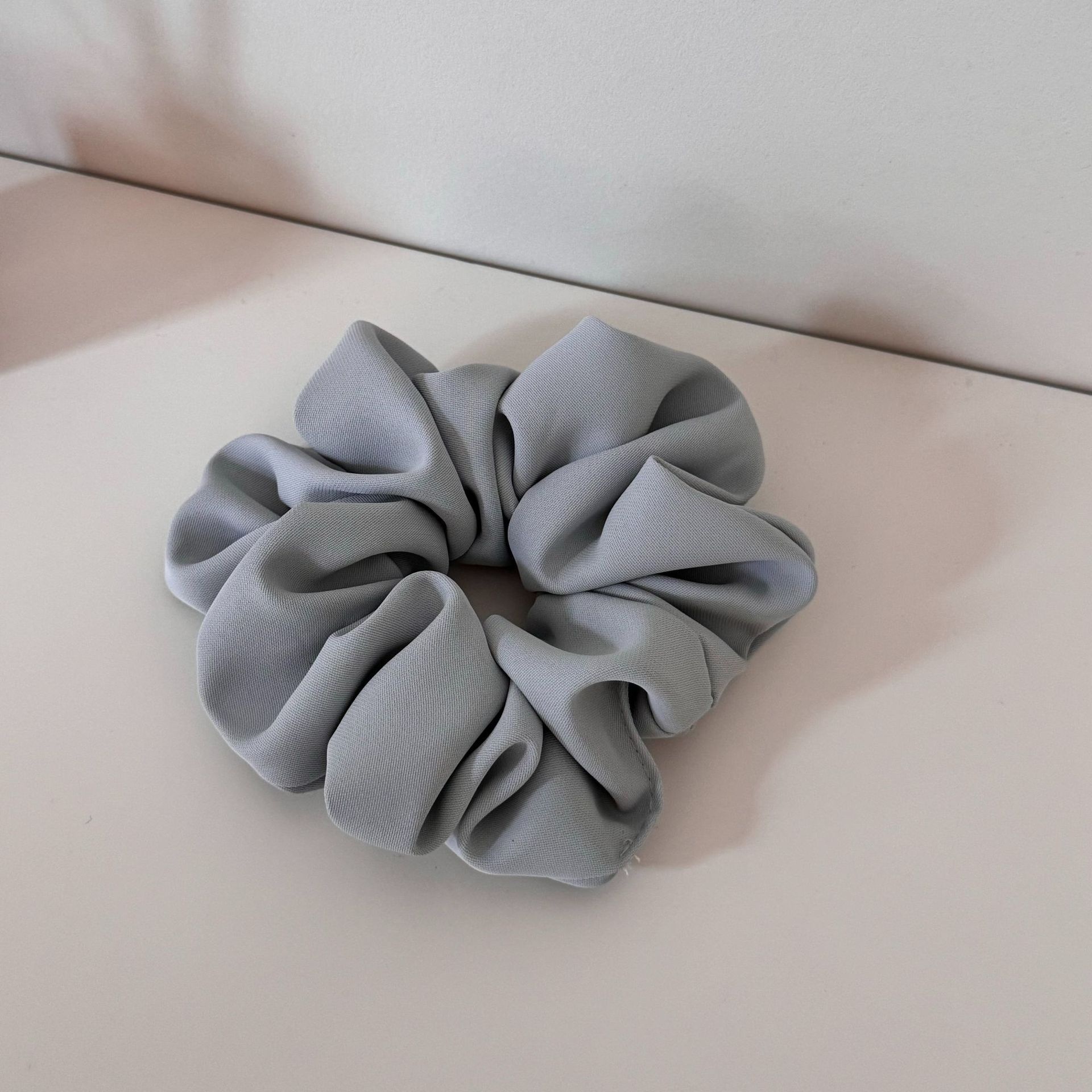 Women's Elegant French Satin Headband Solid Color Silk Hair Accessory