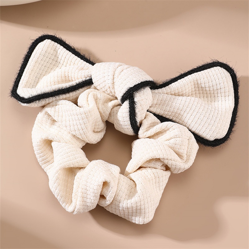Women's Winter Cozy Plush Elastic Cloth Hairband Simple Bow Knot