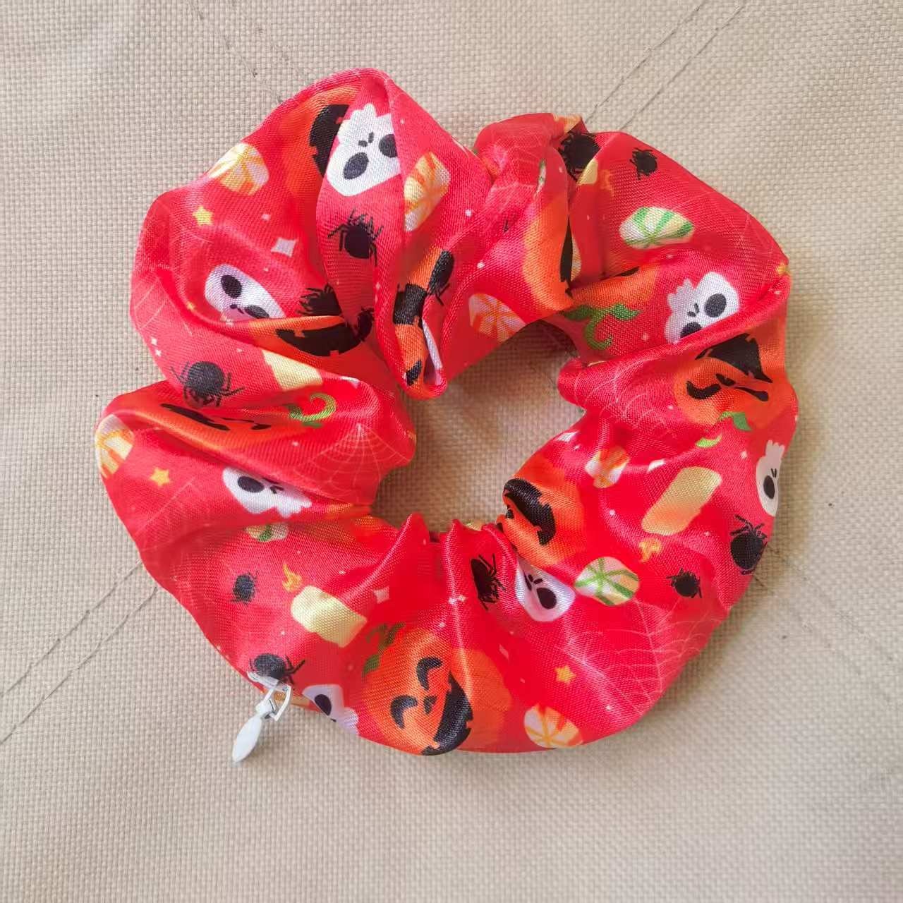 Women's Stylish Elastic Polyester Hair Bands Personalized Halloween Print